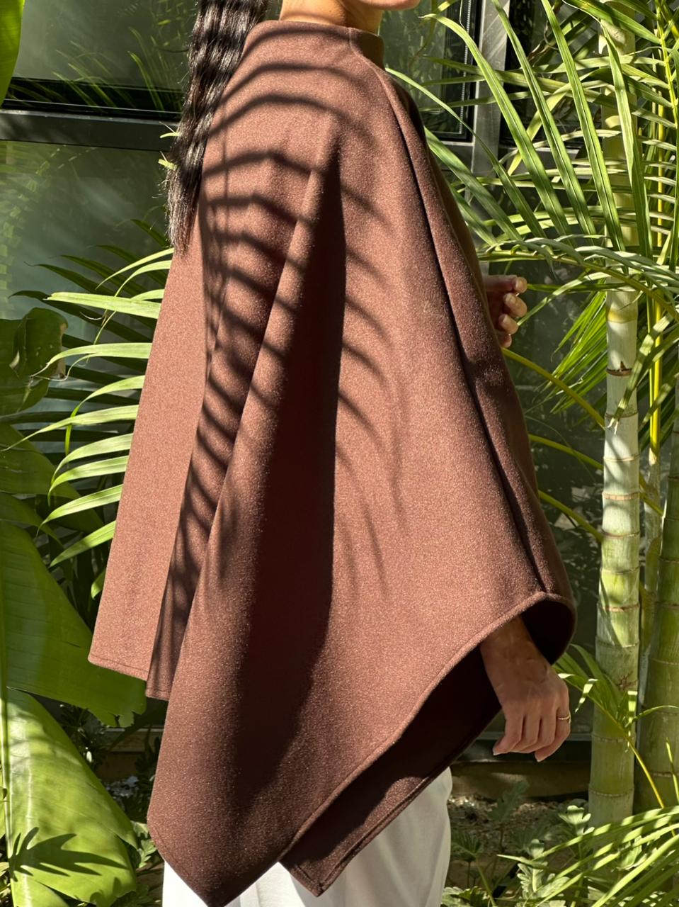 Poncho in Brown